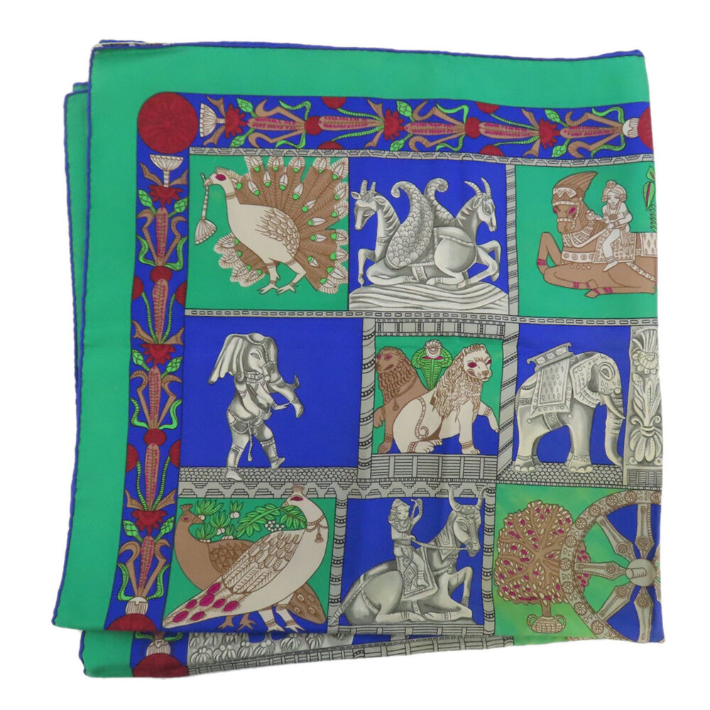 Hermes Carre 90 Trana Scarf Muffler Silk Women's HERMES - Picture 2 of 16